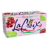 La Croix Sparkling Water, Cherry Lime, 8-Pack Zero Sugar, Zero Calories, Zero Sodium
