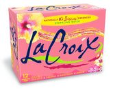 La Croix Hi-Biscus! essenced sparkling water, 12-fluid ounce cans, 12-cans in box