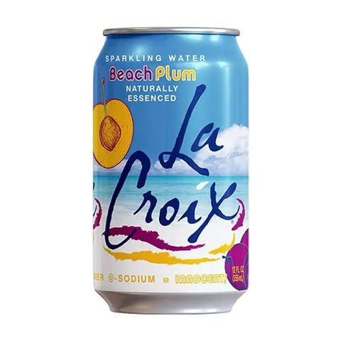 La Croix Sparkling Water, Beach Plum, 12 Fl Oz (pack of 12)