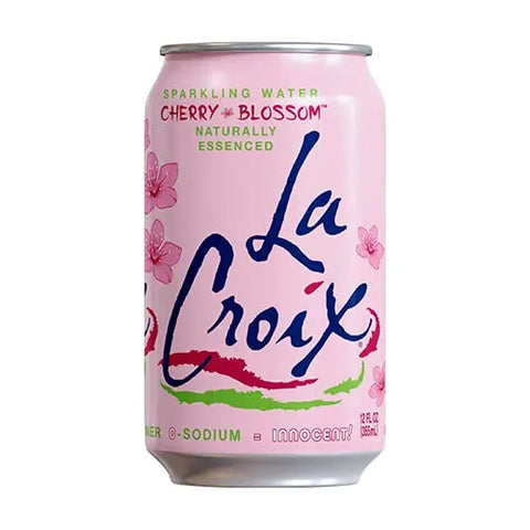 LaCroix Sparkling Water, Cherry Blossom | 12 Fl Oz | Pack of 16