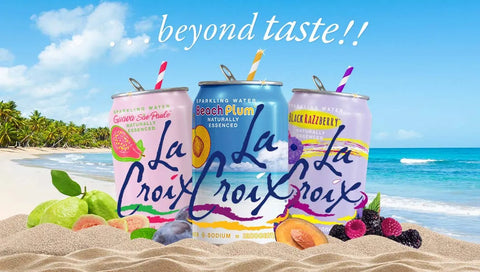 La Croix Sparkling Water - Variety Pack | 3 New Summer Flavors | Beach Plum, Black Raspberry, Guava Sao Paolo. Naturally Essenced Flavored Water, 12 Fl Oz (Pack of 15)