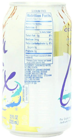 La Croix, Water Sparkling Coconut, 12 Fl Oz, 8 Count