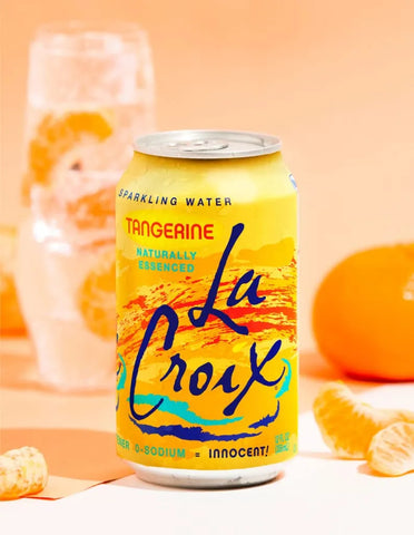 La Croix Sparkling Water, Tangerine, 12 Fl Oz (pack of 8)
