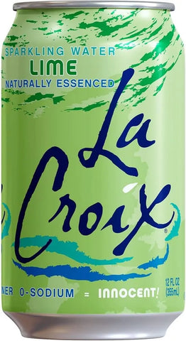 LaCroix, Sparkling Water, Lime, 12 oz, (pack of 12)