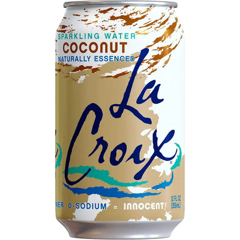 La Croix, Water Sparkling Coconut, 12 Fl Oz, 8 Count