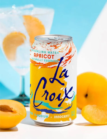 La Croix Sparkling Water, Apricot, 12 Fl Oz (pack of 8)