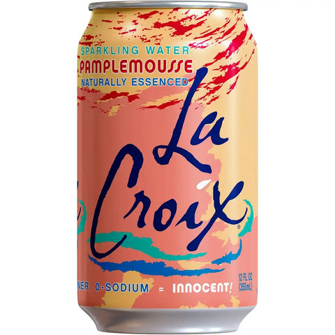 La Croix, Sparkling Water, Grapefruit, 96 Ounce Pack of 8