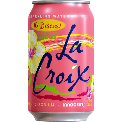 La Croix Sparkling Water, Hi-Biscus!, 12 Fl Oz (pack of 8)