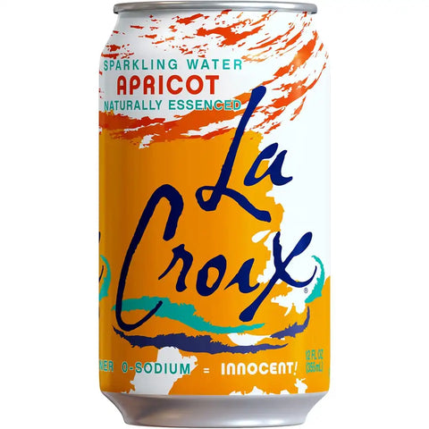 La Croix Sparkling Water, Apricot, 12 Fl Oz (pack of 8)