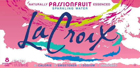 La Croix Sparkling Water, Passionfruit, 12 Fl Oz (pack of 8)