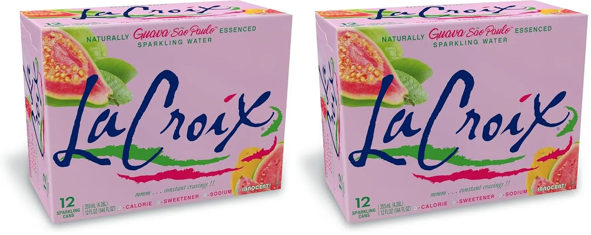 LaCroix Sparkling Water, Guava Sao Paulo, 12 Fl Oz (pack of 24)