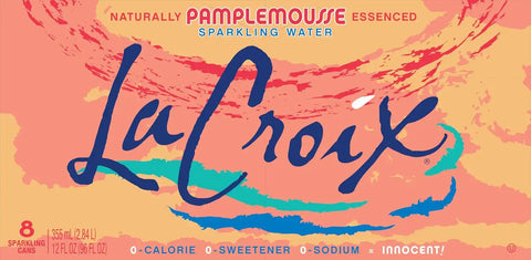 La Croix, Sparkling Water, Grapefruit, 96 Ounce Pack of 8