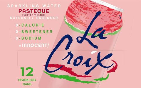 La Croix, Watermelon Sparkling Water, 12 Pack, 12 Fl Oz