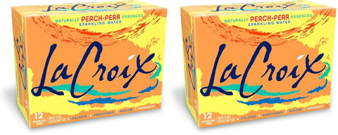 LaCroix Sparkling Water, Peach-Pear | 12 Fl Oz | Pack of 24