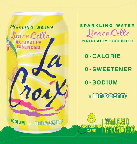 La Croix Sparkling Water, LimonCello, 12 Fl Oz (pack of 8)