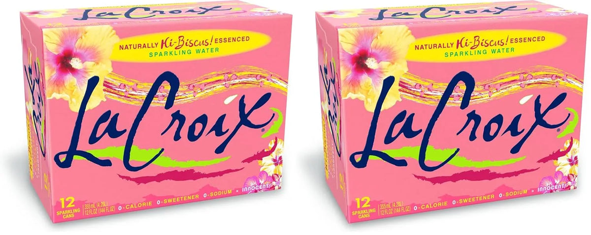LaCroix Sparkling Water, Hi-Biscus!, 12 Fl Oz (pack of 24)