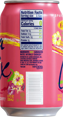 La Croix Sparkling Water, Hi-Biscus!, 12 Fl Oz (pack of 8)
