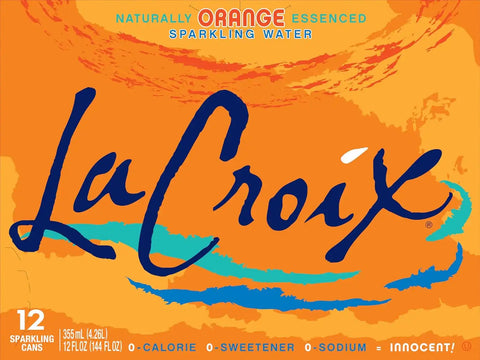 La Croix Sparkling Water, Orange, 12 Fl Oz (pack of 12)