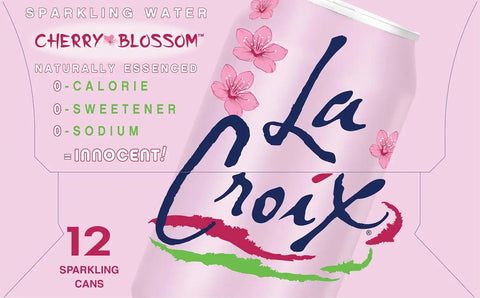 La Croix Sparkling Water, Cherry Blossom, 12 Fl Oz (pack of 12)