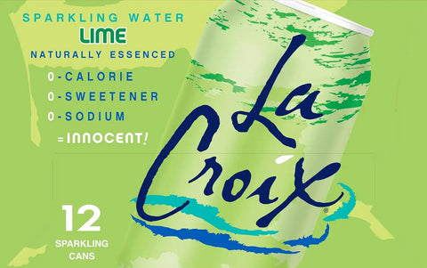 La Croix Sparkling Water, Lime, 12 Fl Oz (pack of 12)