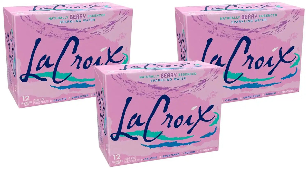 LaCroix Sparkling Water, Berry, 12 Fl Oz (pack of 36)