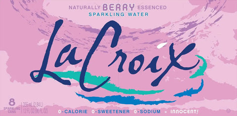 La Croix Sparkling Water, Berry, 12 Fl Oz (pack of 8)