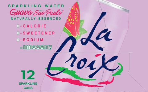 LaCroix Sparkling Water, Guava Sao Paulo, 12 Fl Oz (pack of 24)