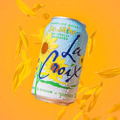 La Croix Sparkling Water, Sunshine, 8 Pack – Zero Sugar, Zero Calories, Zero Sodium – Taste of Wonder