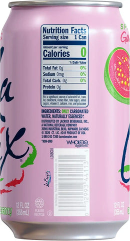La Croix Sparkling Water, Guava Sao Paulo, 12 Fl Oz (pack of 8)