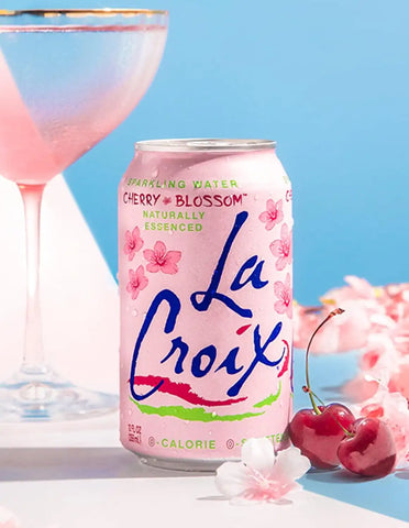 La Croix Sparkling Water, Cherry Blossom, 12 Fl Oz (pack of 12)