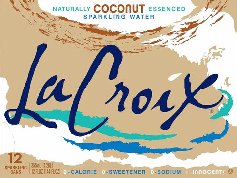 La Croix, Water Sparkling Coconut, 12 Fl Oz, 12 Pack