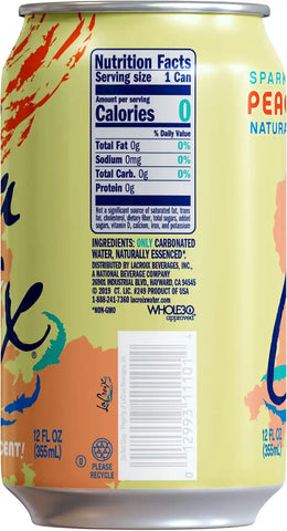 La Croix Sparkling Water, Peach-Pear, 12 Fl Oz (pack of 12)