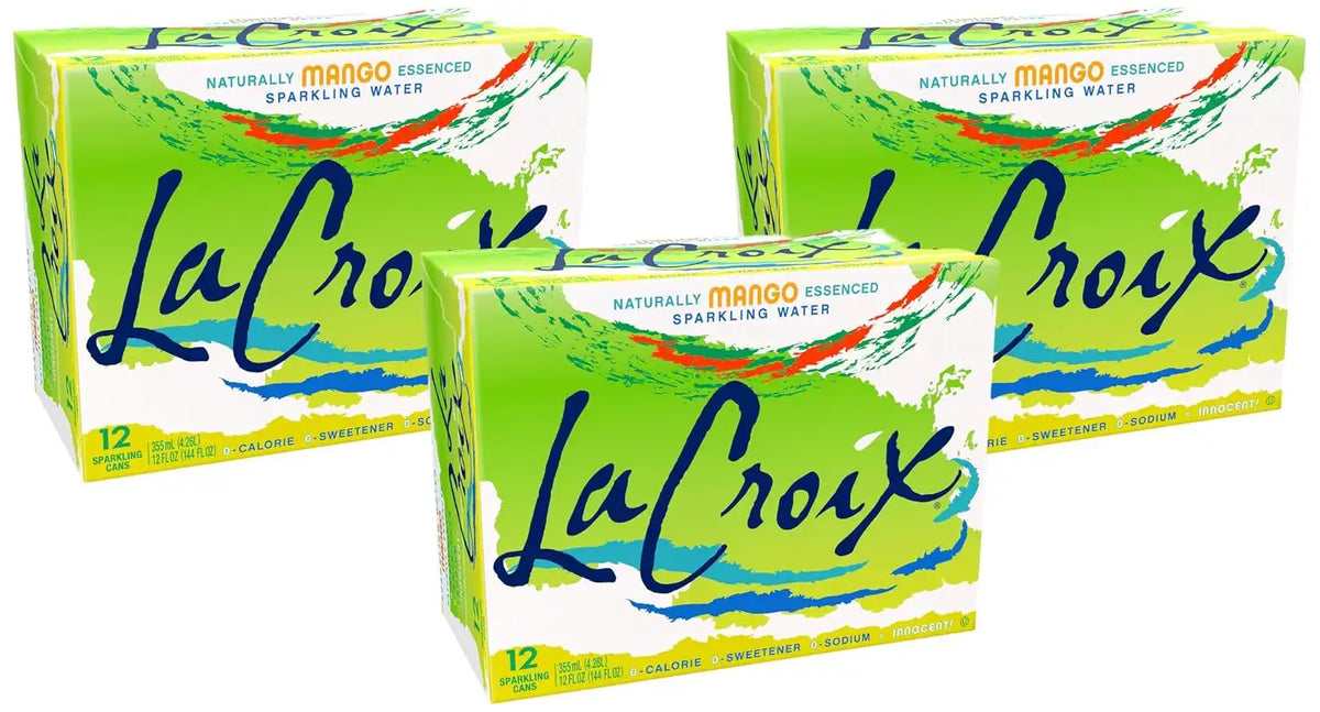 LaCroix Sparkling Water, Mango, 12 Fl Oz (pack of 36)