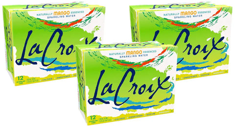 LaCroix Sparkling Water, Mango, 12 Fl Oz (pack of 36)