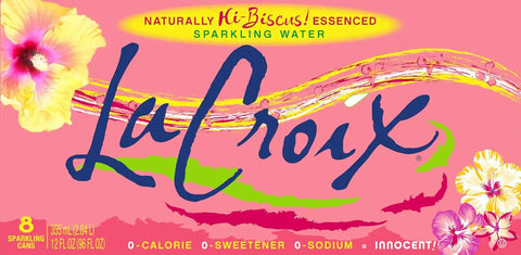 La Croix Sparkling Water, Hi-Biscus!, 12 Fl Oz (pack of 8)