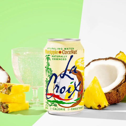 LaCroix Sparkling Water | Pineapple Coconut Flavor | 8-Pack | Naturally Essenced, Zero Calorie, Sodium Free | 12 Fl Oz Cans