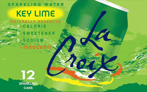 La Croix, Water Sparkling Key Lime, 12 Fl Oz, 12 Pack
