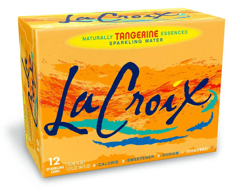 La Croix Sparkling Water, Tangerine, 12 Fl Oz (pack of 12)