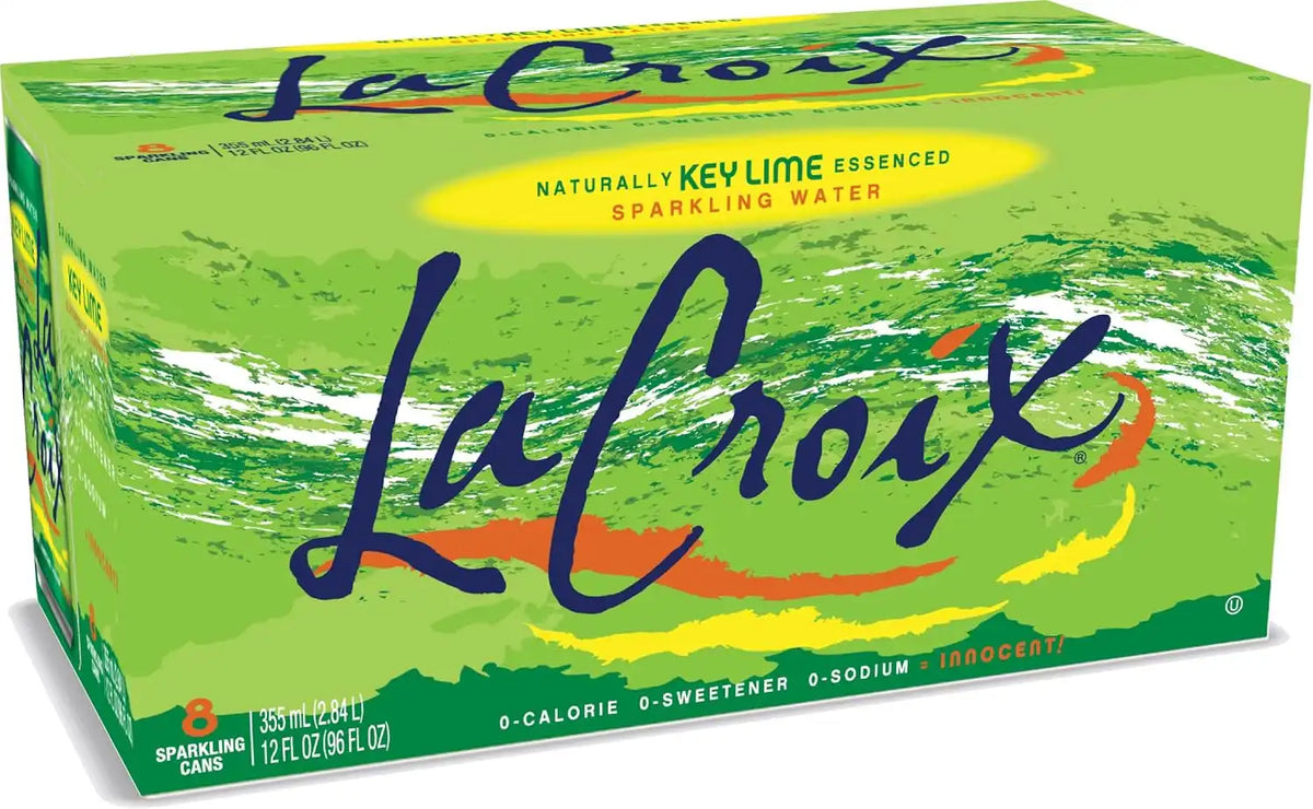 La Croix Sparkling Water, Key Lime, 12 Fl Oz (pack of 8)
