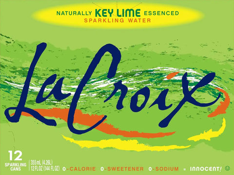 La Croix, Water Sparkling Key Lime, 12 Fl Oz, 12 Pack