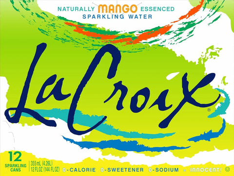 LaCroix Sparkling Water, Mango, 12 Fl Oz (pack of 36)