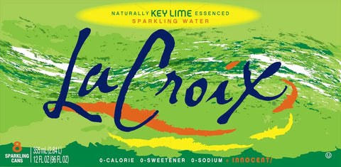 La Croix Sparkling Water, Key Lime, 12 Fl Oz (pack of 8)