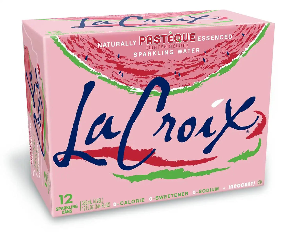 La Croix, Watermelon Sparkling Water, 12 Pack, 12 Fl Oz