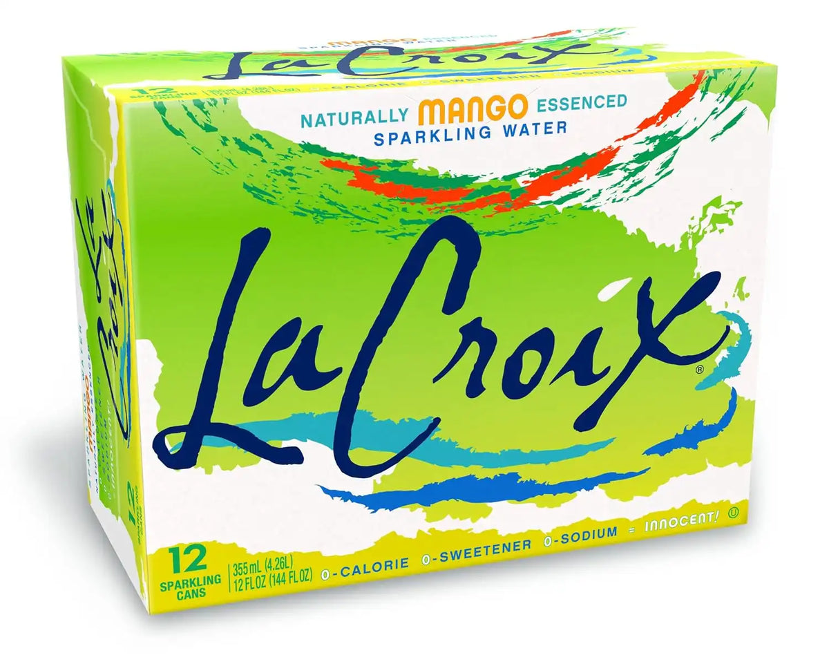 La Croix Sparkling Water, Mango, 12 Fl Oz (pack of 12)