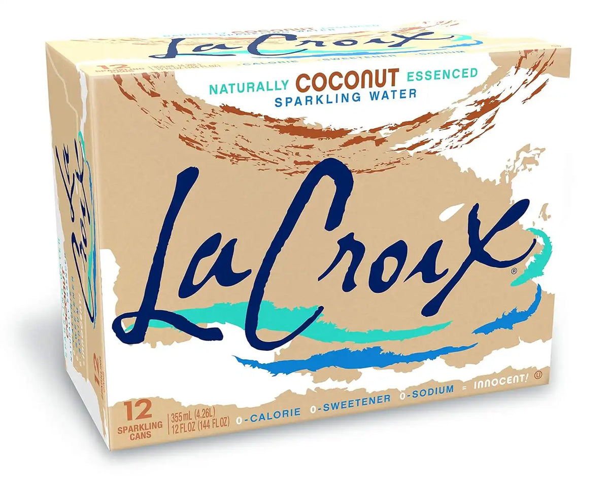 La Croix, Water Sparkling Coconut, 12 Fl Oz, 12 Pack
