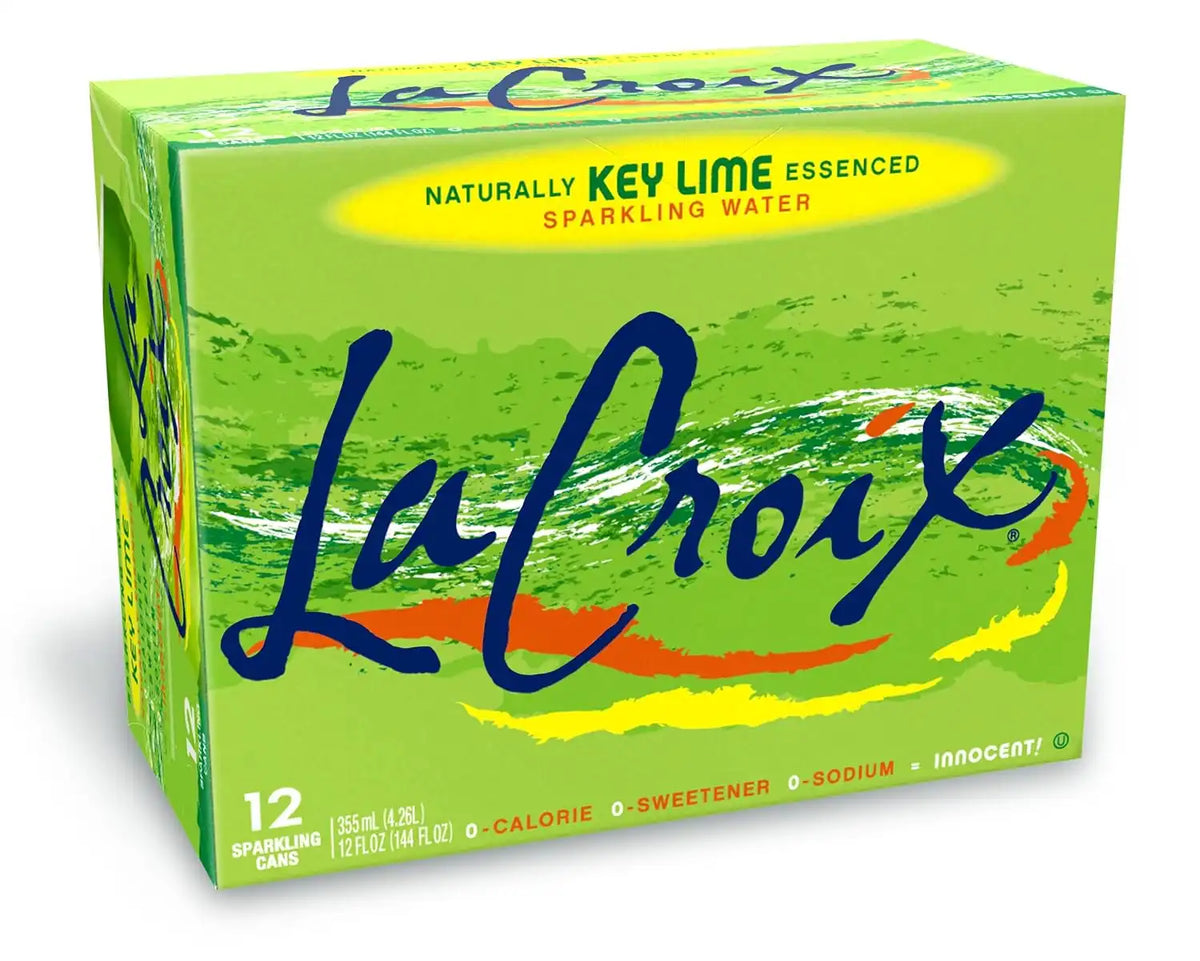 La Croix, Water Sparkling Key Lime, 12 Fl Oz, 12 Pack