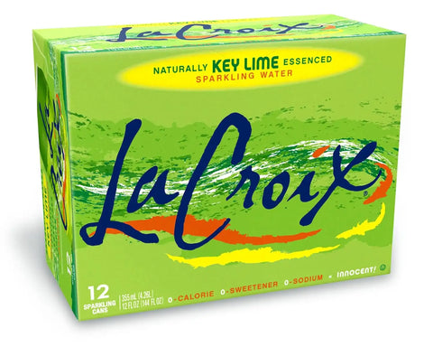 La Croix, Water Sparkling Key Lime, 12 Fl Oz, 12 Pack