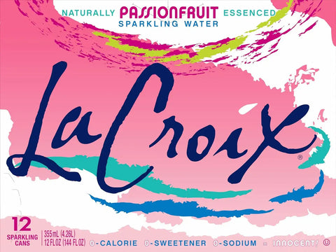 La Croix Sparkling Water, Passionfruit, 12 Fl Oz (pack of 12)