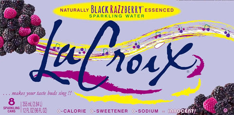 La Croix Sparkling Water, Black Razzberry, 12 Fl Oz (pack of 8)