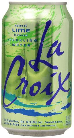 La Croix Sparkling Water, Lime, 12 Fl Oz (pack of 12)